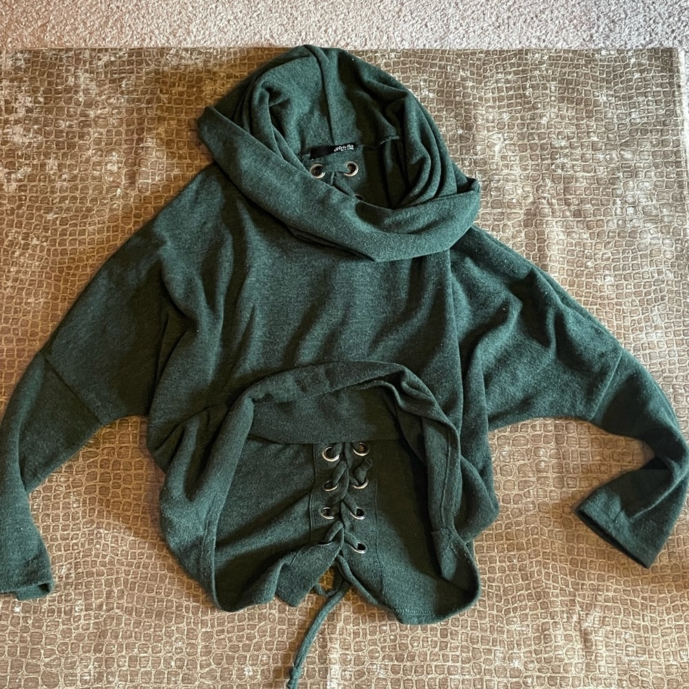 Arielle Forest Green Sweater